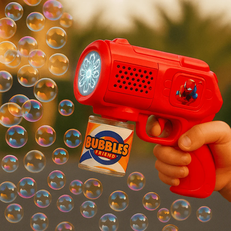 Super Hero Avengers Electric Bubble Gun for Kids