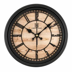 Heritage Vintage Wall Clock Classic Numeral Design
