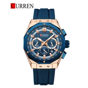 CURREN Men's Rubber Straps Watch